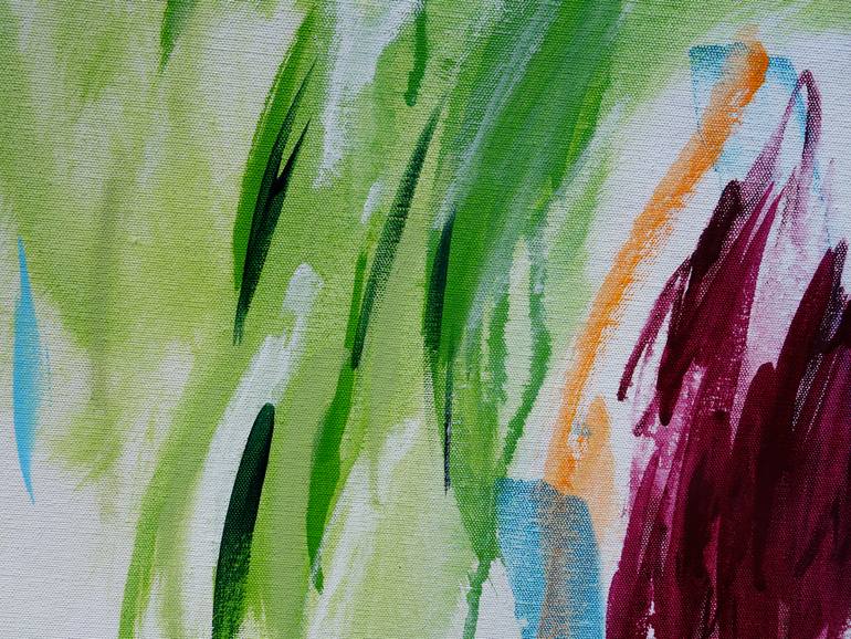 Original Abstract Expressionism Abstract Painting by Rosalinde Bakker