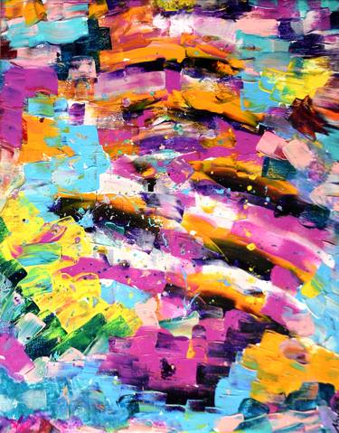 Original Abstract Expressionism Abstract Paintings by Sheetal B