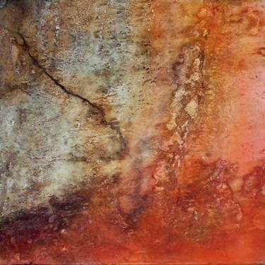 Original Abstract Mixed Media by JOSE MANUEL OLMO