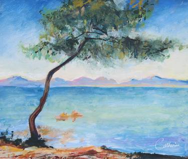 Print of Impressionism Landscape Paintings by Katarina Krassina