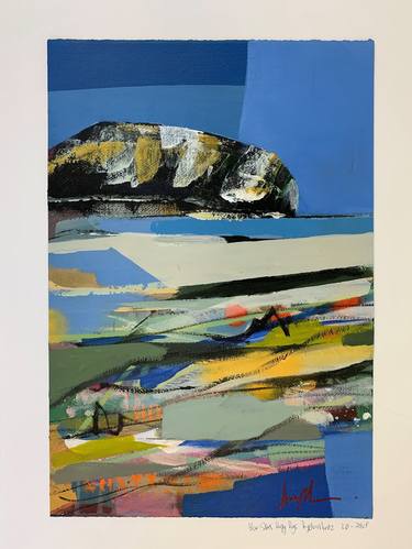 Original Abstract Beach Paintings by Angela Maritz