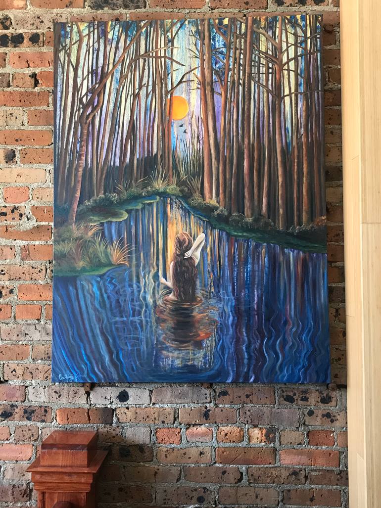 Original Figurative Landscape Painting by Brittany James