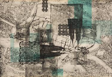 Print of Abstract Architecture Printmaking by Olya Babak