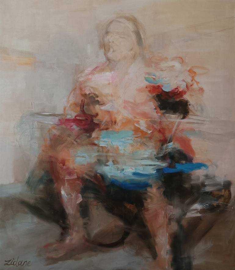 Original Abstract Expressionism Abstract Paintings by Khayyam Zidane