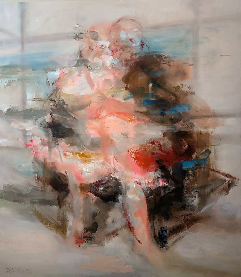 Original Abstract Expressionism Abstract Paintings by Khayyam Zidane