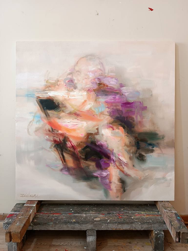 Original Abstract Expressionism Abstract Painting by Khayyam Zidane