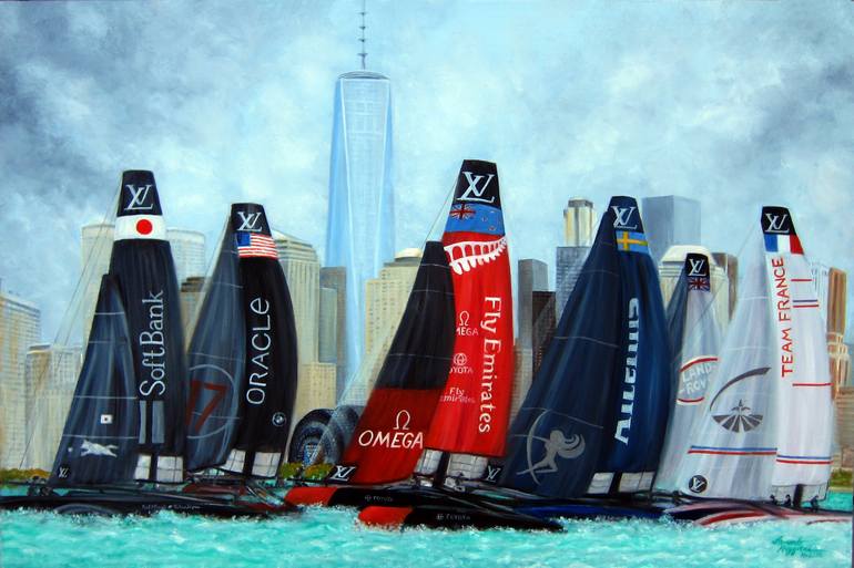 America's Cup sailing fine art print 2017