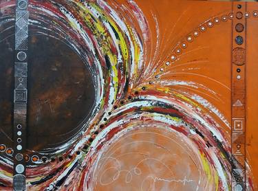 Original Abstract Expressionism Abstract Paintings by Babita Maheswary