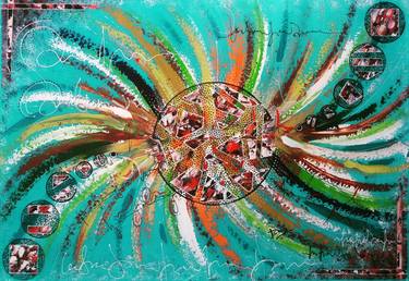 Original Abstract Expressionism Abstract Paintings by Babita Maheswary