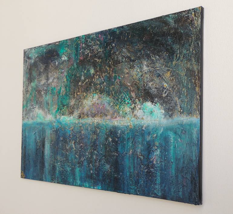 Original Abstract Painting by Rana Khatib Thomas