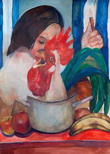 Print of Expressionism Kitchen Paintings by Zoe Guglielmi