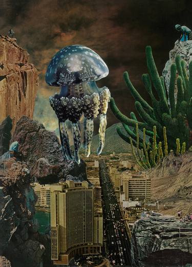 Print of Surrealism Nature Collage by Martine Mooijenkind