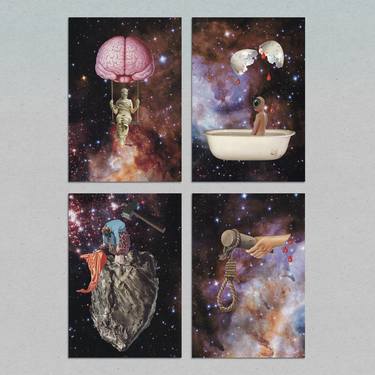 Original Fantasy Collage by Martine Mooijenkind