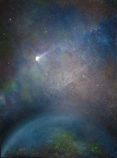 Print of Outer Space Paintings by Newton X