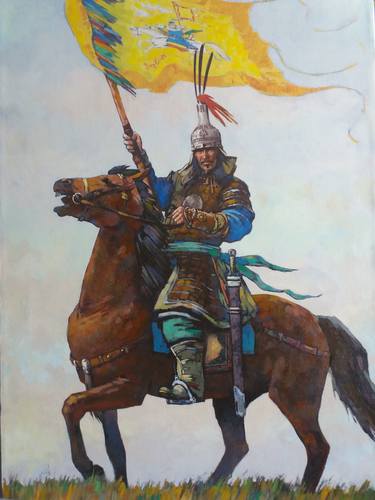 Original Men Painting by Rustam Musaev