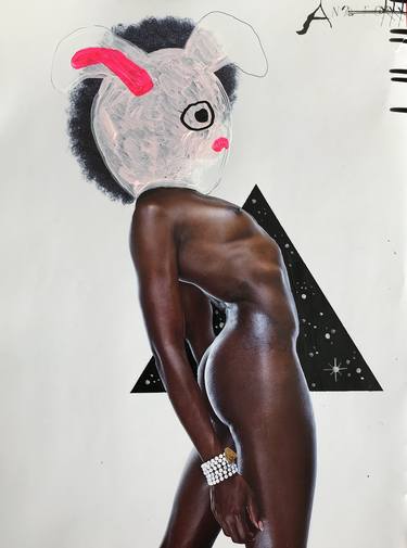 Print of Fine Art Nude Collage by Kellesimone Waits