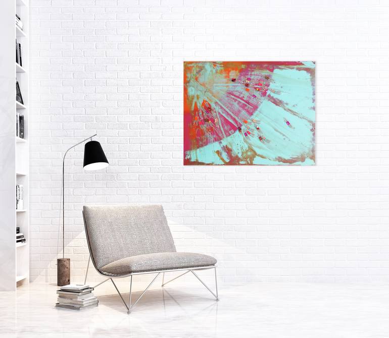 Original Abstract Expressionism Abstract Painting by Ruben Abstract