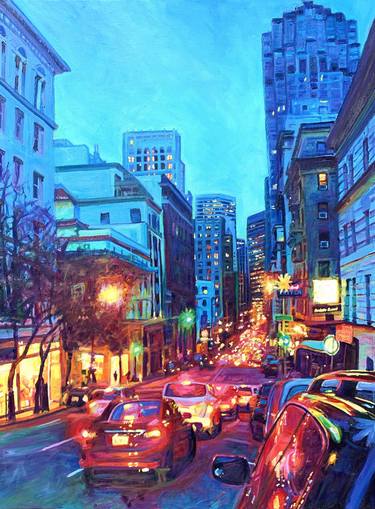 Original Cities Paintings by Bonnie Lambert