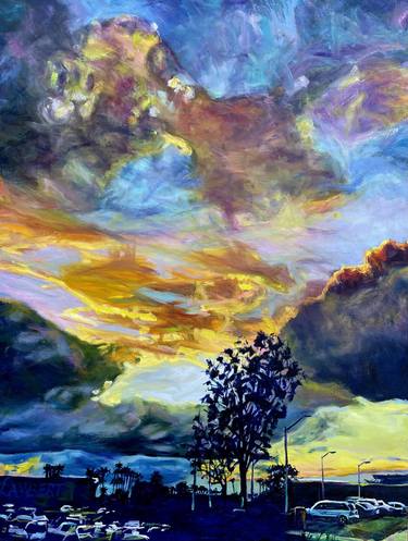 Original Expressionism Landscape Paintings by Bonnie Lambert