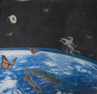 Original Fine Art Outer Space Paintings by Esau Stingher