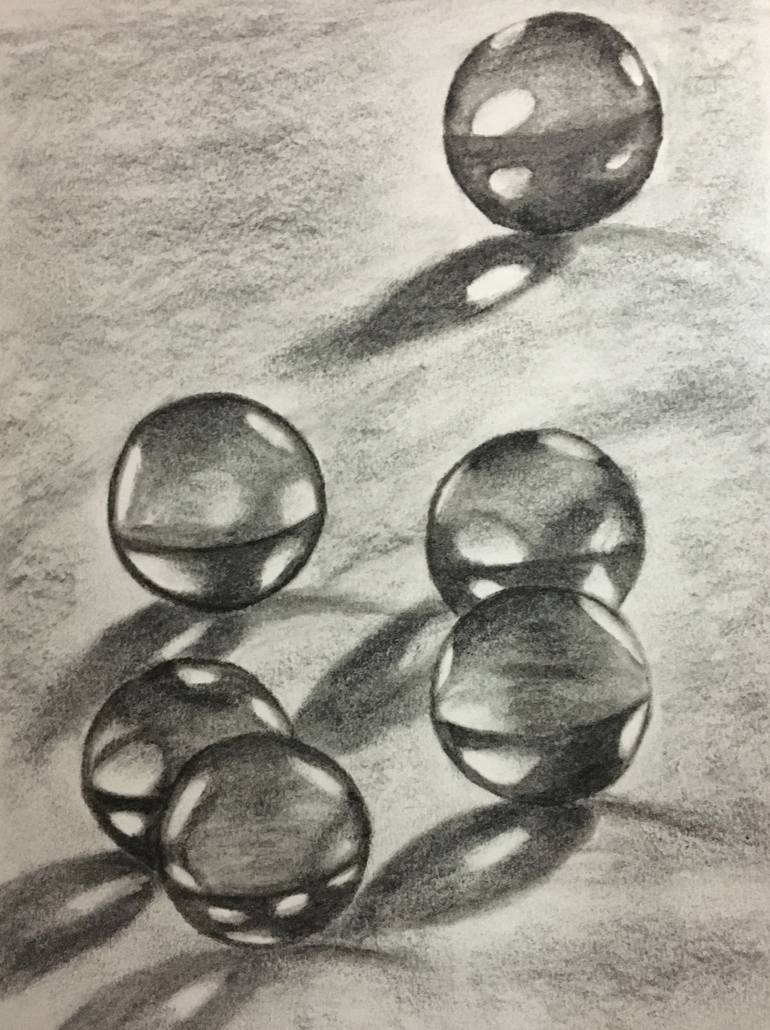 Water Drops Drawing By Zephyr Z Saatchi Art