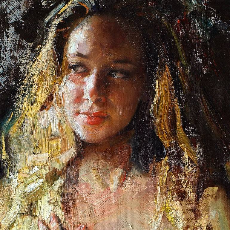 Original Figurative People Painting by Evgeniy Monahov