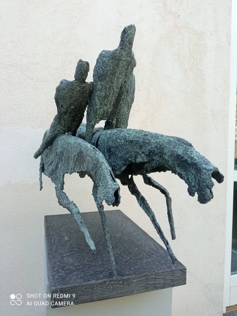 Original Figurative Animal Sculpture by Ionel Alexandrescu