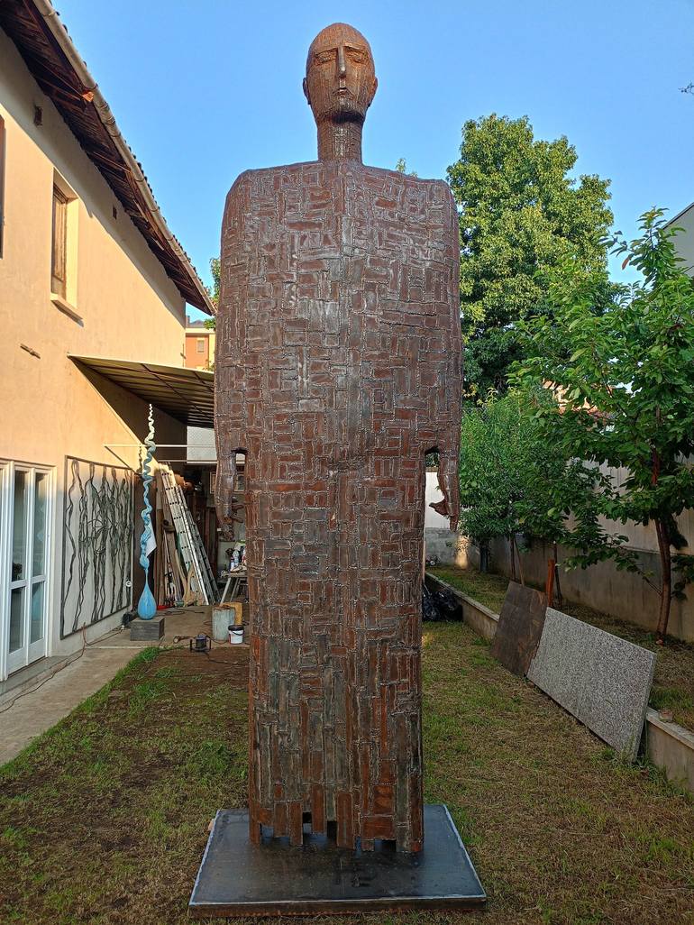 Original Abstract Body Sculpture by Ionel Alexandrescu