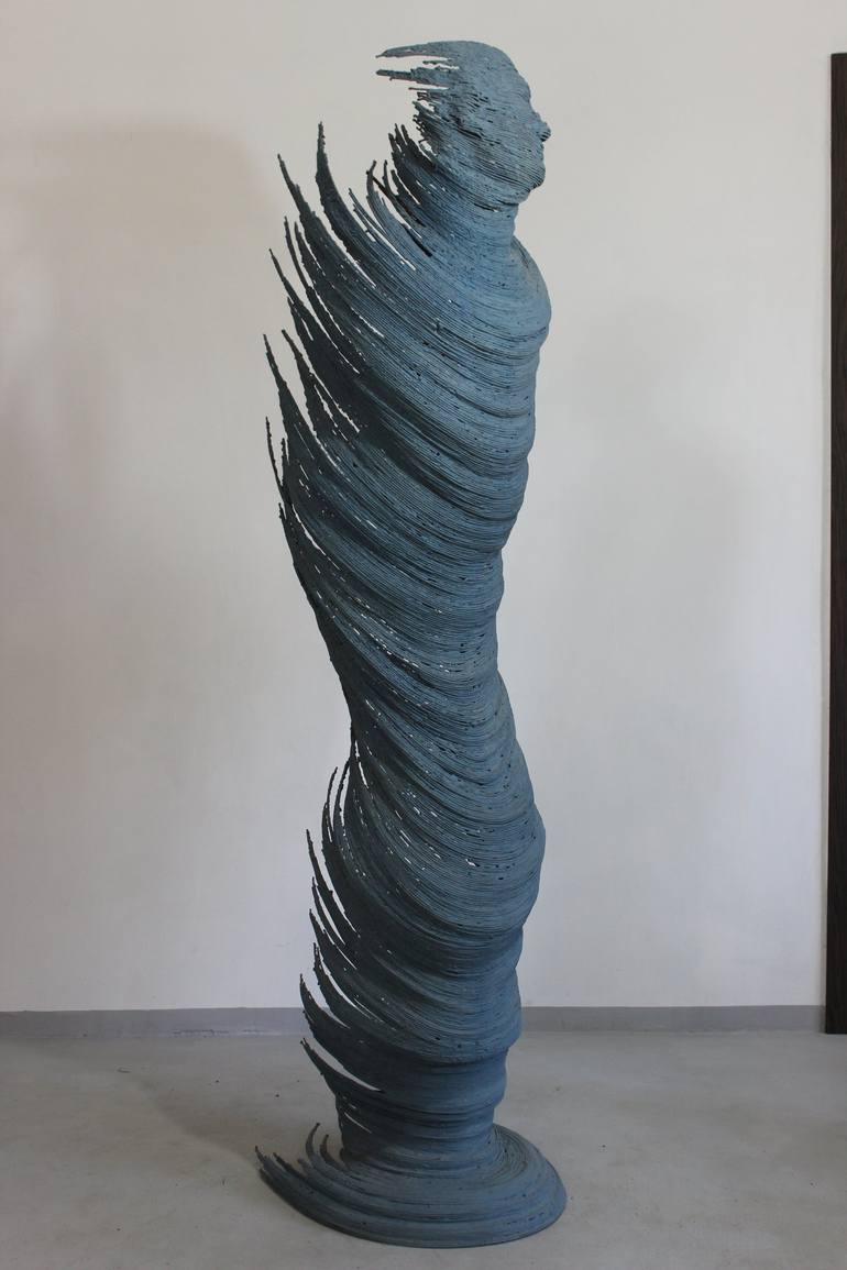 Original Figurative Performing Arts Sculpture by Ionel Alexandrescu