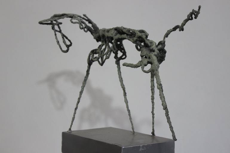 Original Minimalism Abstract Sculpture by Ionel Alexandrescu