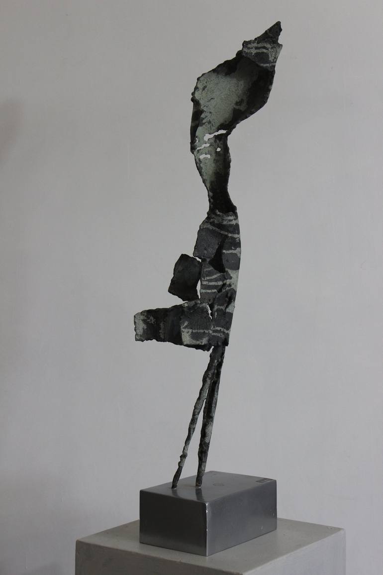 Original Expressionism Abstract Sculpture by Ionel Alexandrescu