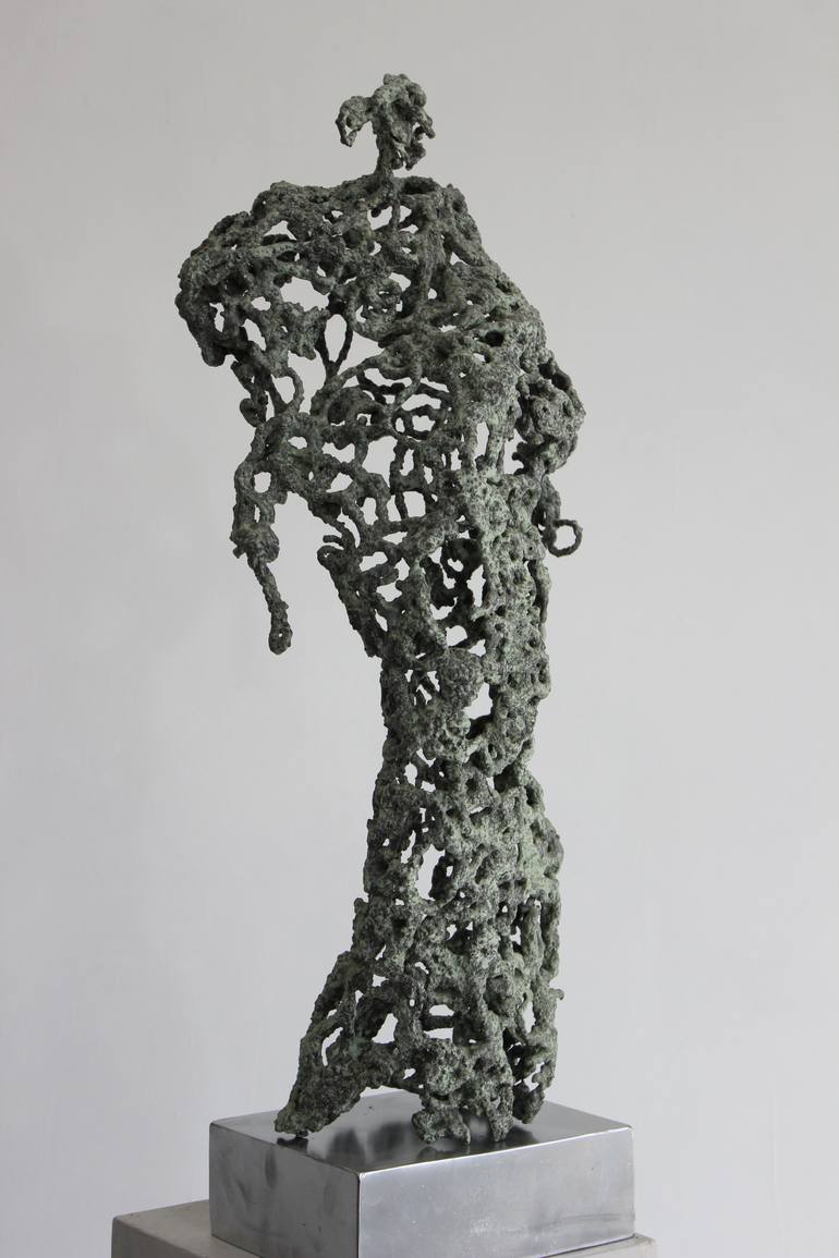 Original Abstract Body Sculpture by Ionel Alexandrescu