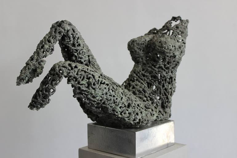 Original Abstract Expressionism Body Sculpture by Ionel Alexandrescu