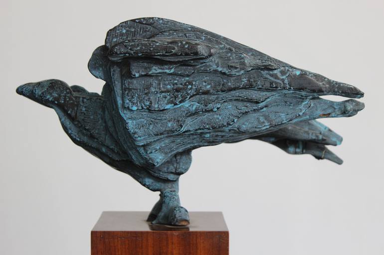 Original Abstract Animal Sculpture by Ionel Alexandrescu