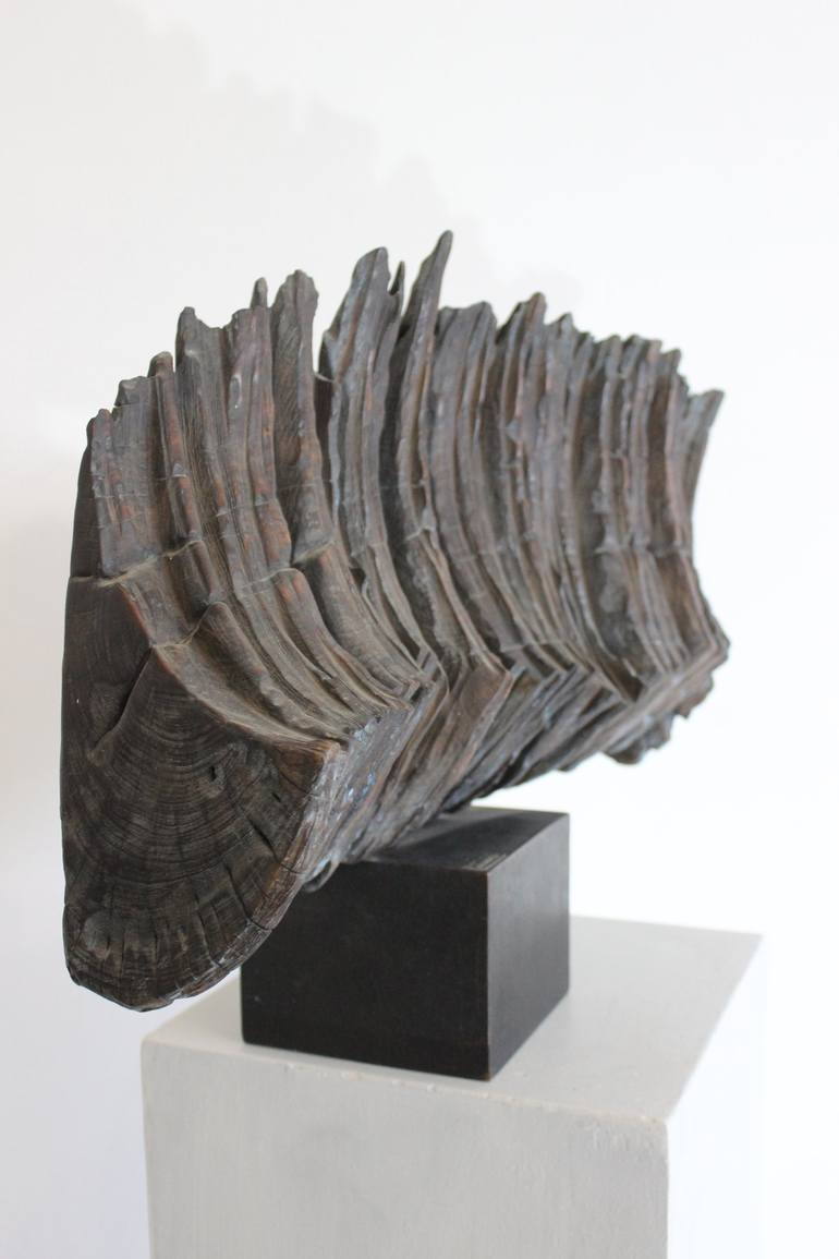 Original Figurative Nature Sculpture by Ionel Alexandrescu