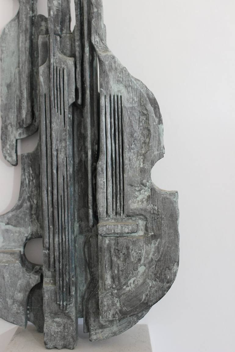 Original Figurative Music Sculpture by Ionel Alexandrescu