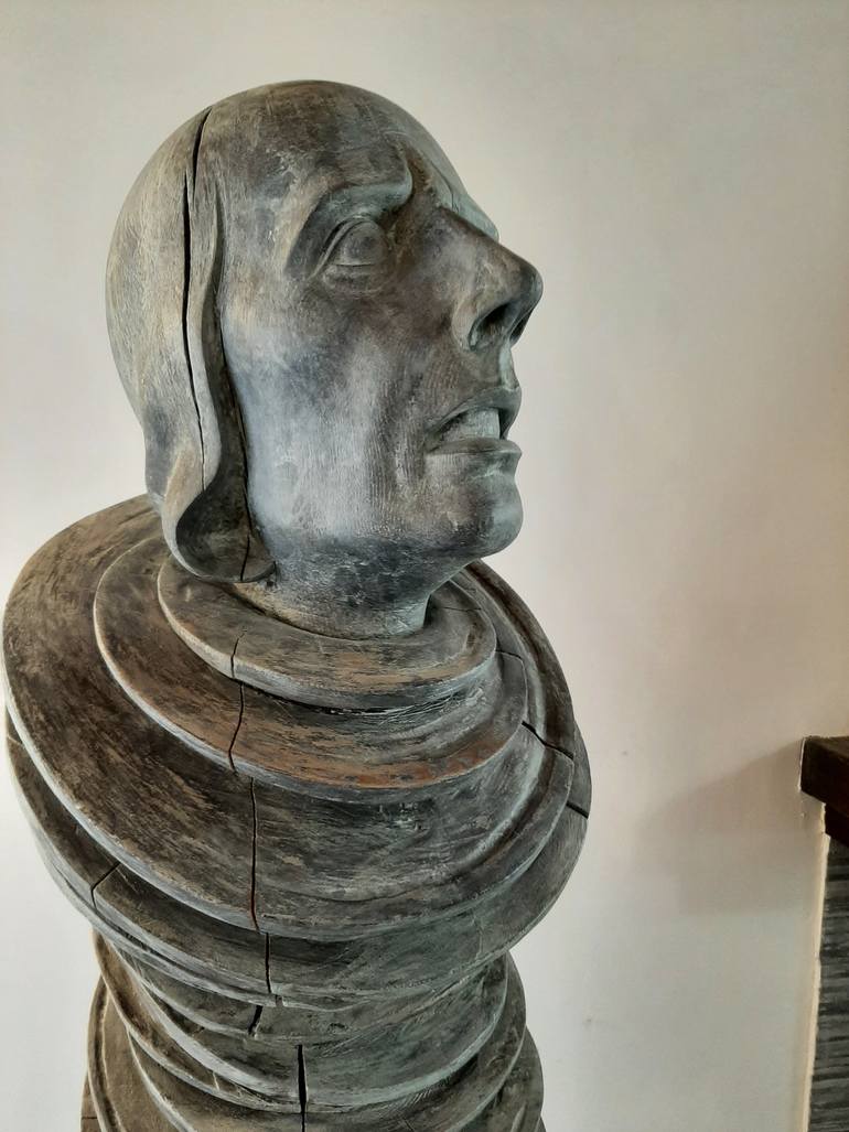 Original Abstract Body Sculpture by Ionel Alexandrescu