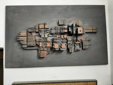 Original Abstract Expressionism Architecture Sculpture by Ionel Alexandrescu