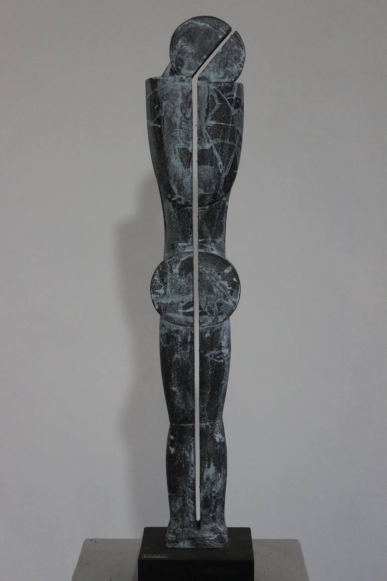 Original Abstract Expressionism Abstract Sculpture by Ionel Alexandrescu