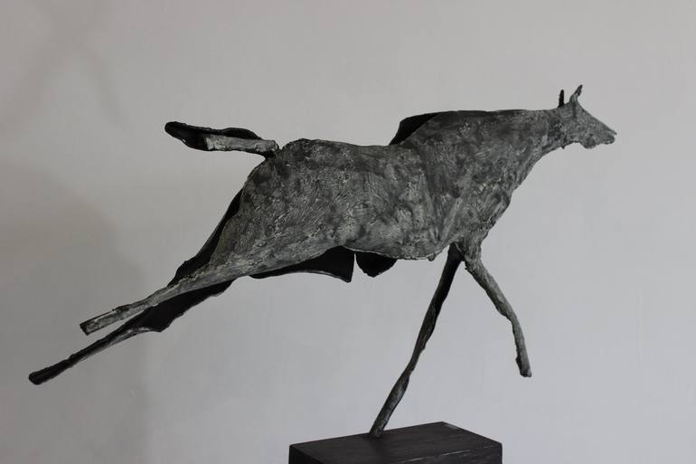 Original Abstract Animal Sculpture by Ionel Alexandrescu
