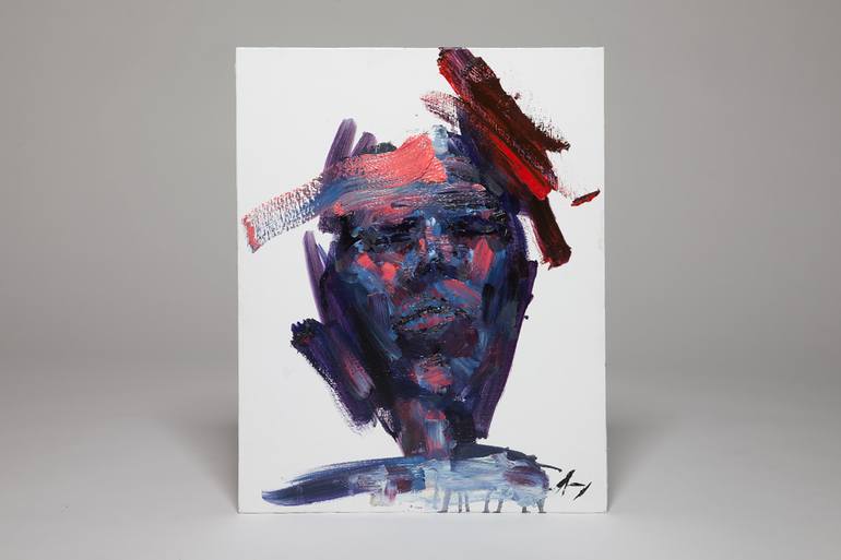 Original Abstract Expressionism People Painting by Brandon Savoy