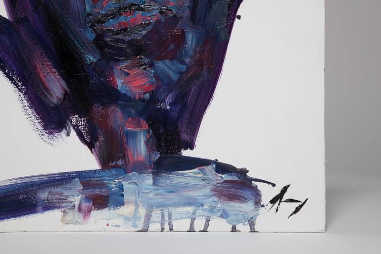 Original Abstract Expressionism People Painting by Brandon Savoy