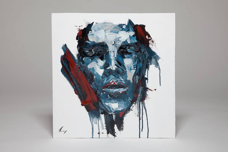 Original Abstract Expressionism People Painting by Brandon Savoy