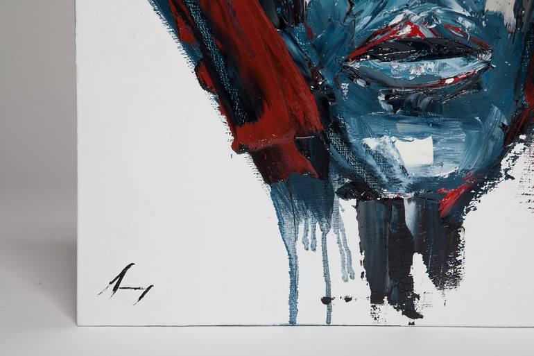 Original Abstract Expressionism People Painting by Brandon Savoy