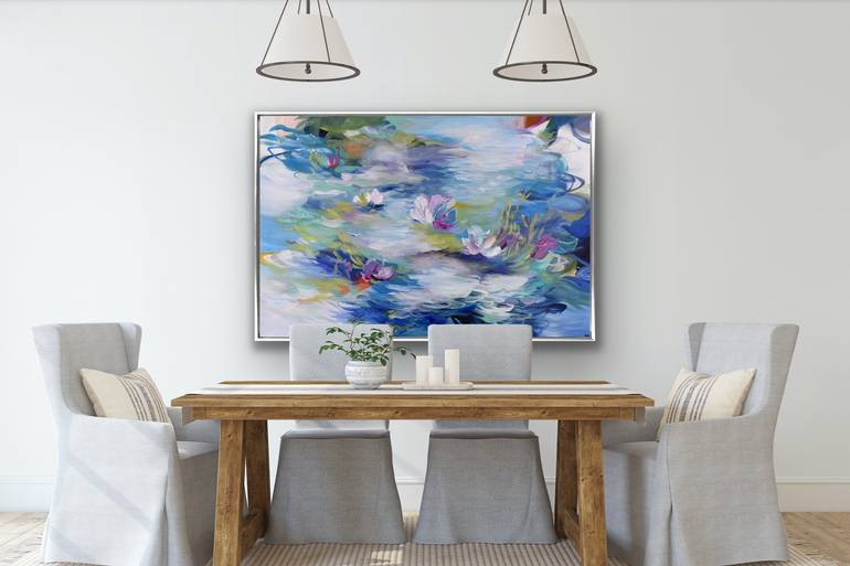 Original Abstract Expressionism Abstract Painting by Cat Tesla