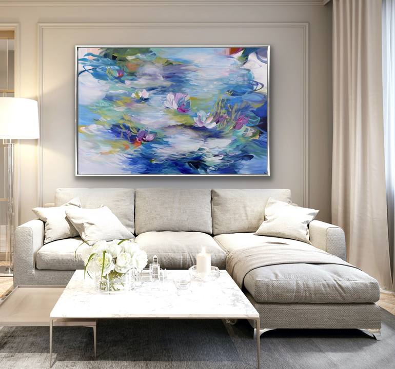 Original Abstract Expressionism Abstract Painting by Cat Tesla