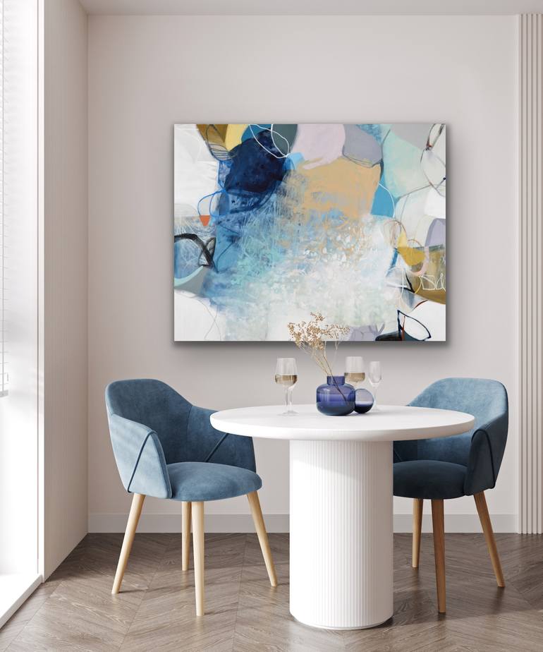 Original Abstract Expressionism Abstract Painting by Cat Tesla