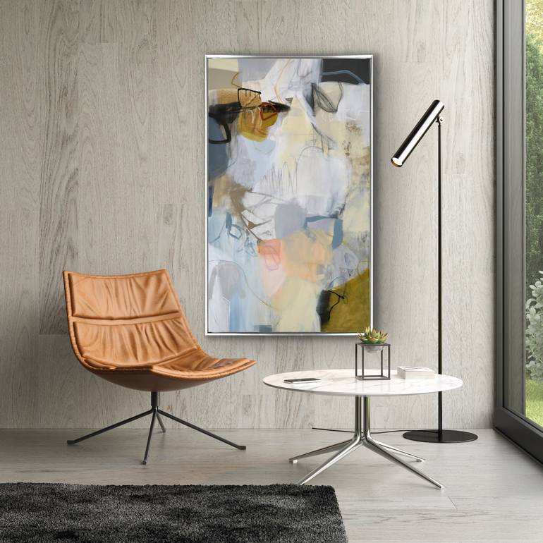 Original Abstract Expressionism Abstract Painting by Cat Tesla
