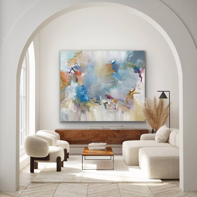 Original Abstract Expressionism Abstract Painting by Cat Tesla