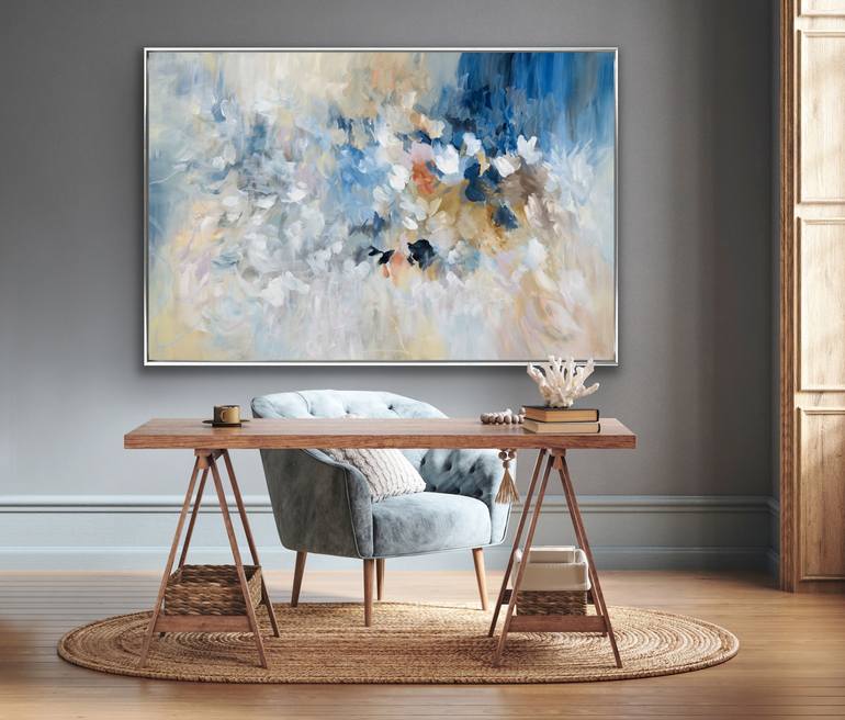 Original Abstract Expressionism Abstract Painting by Cat Tesla